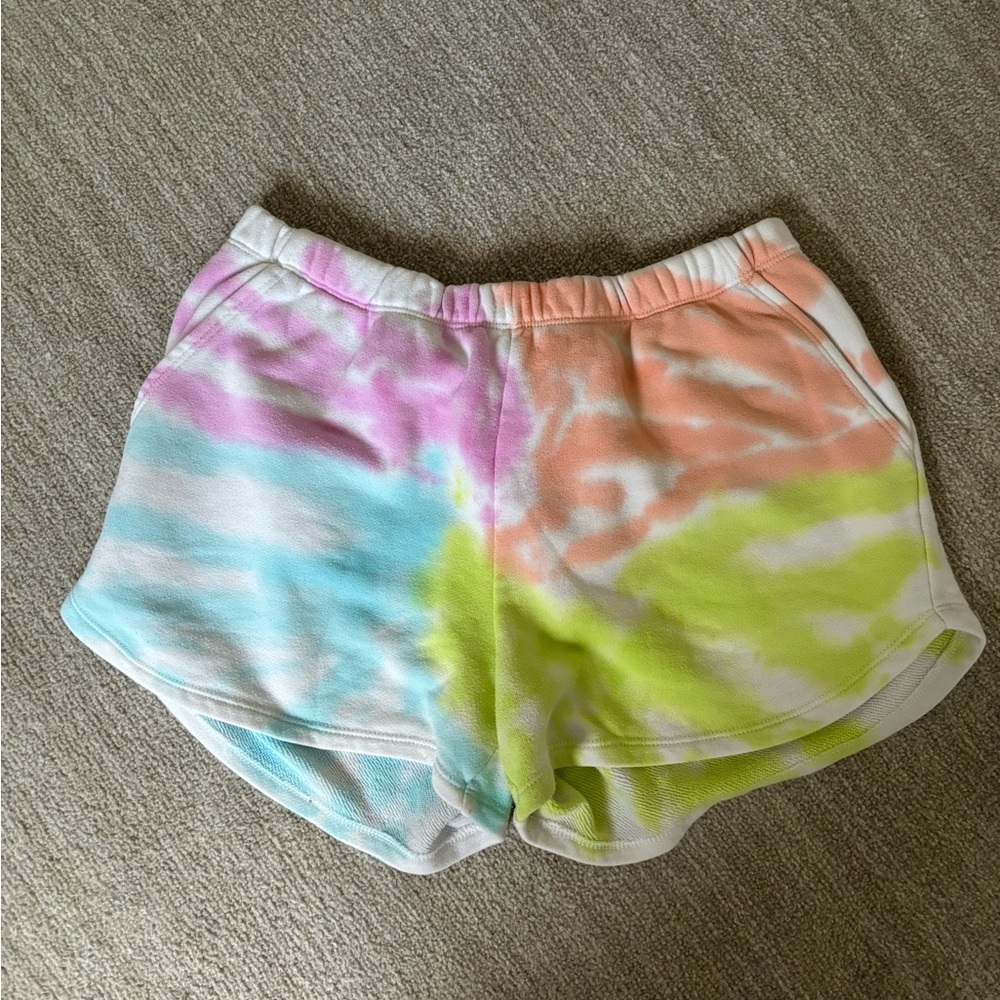 Girls Cotton Tie Dye Shorts